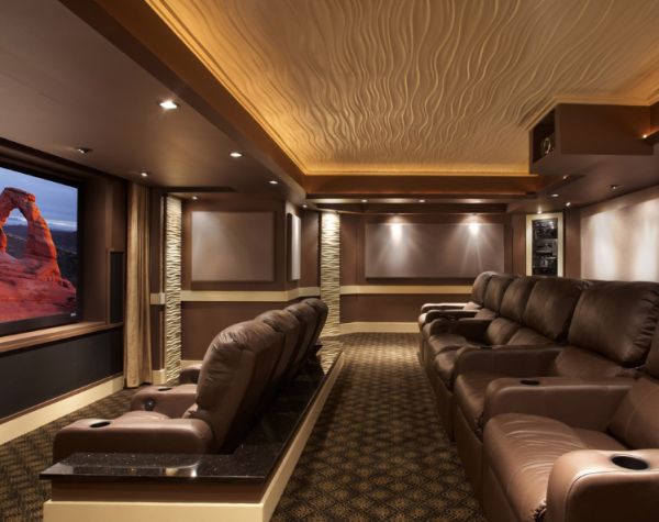 Brown home theatre