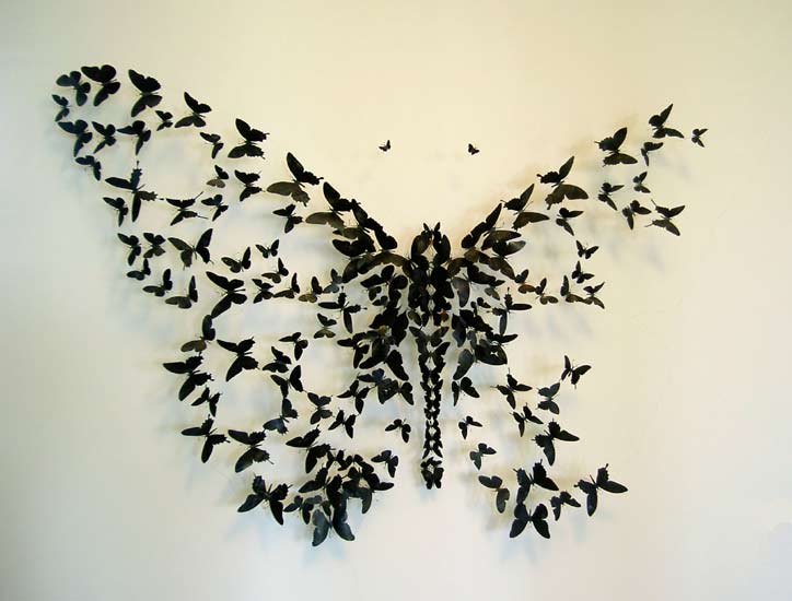 Бабочки как элемент дизайна интерьера, фото № 43