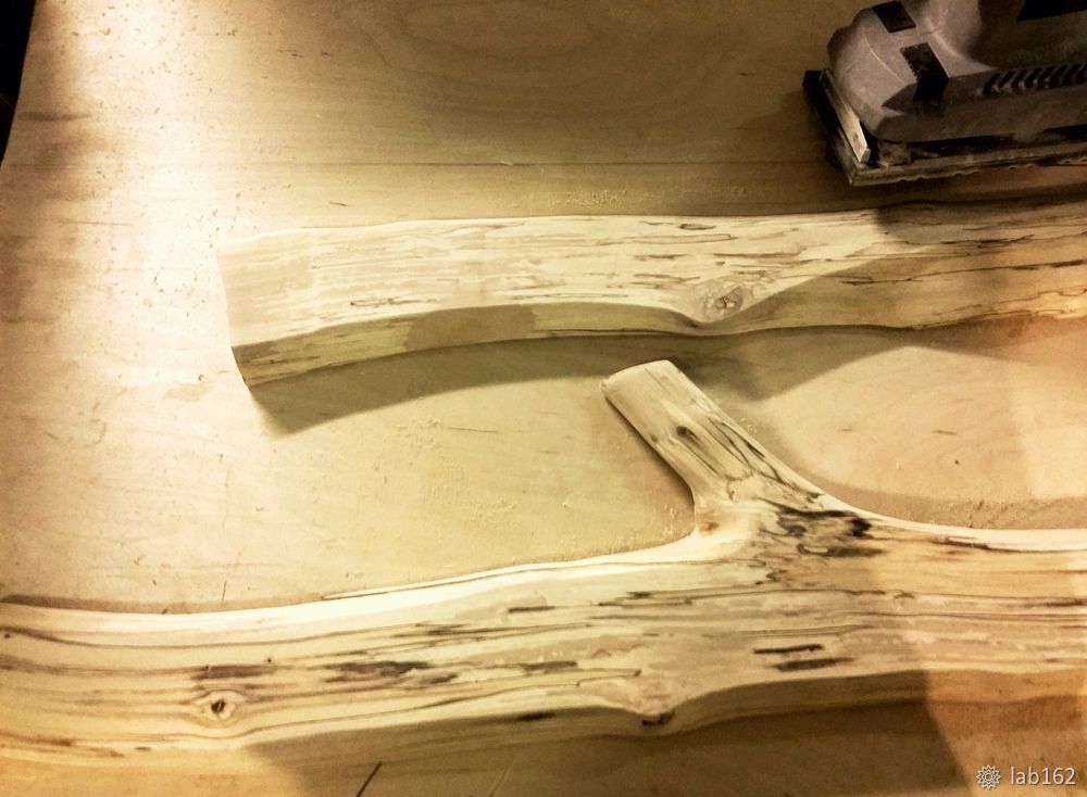Как изготовить деревянную раму для зеркала в стиле Live edge, фото № 6