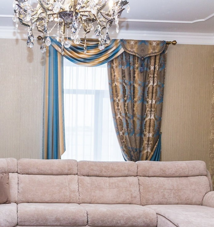 яркий асимметричный ламбрекен яркий асимметричный ламбрекен