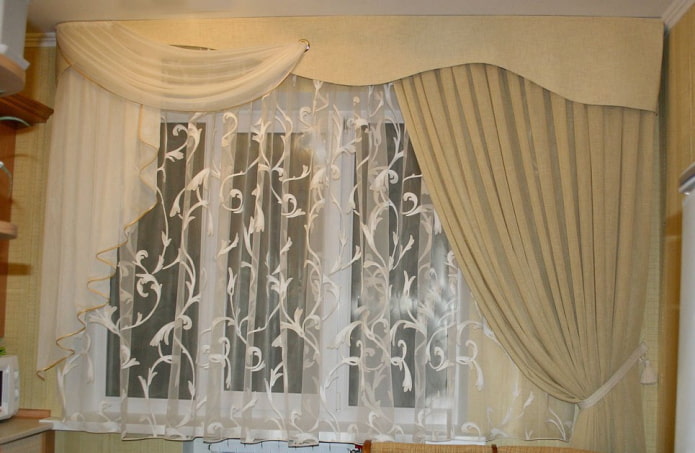 ламбрекен каскад в интерьере кухни ламбрекен каскад в интерьере кухни