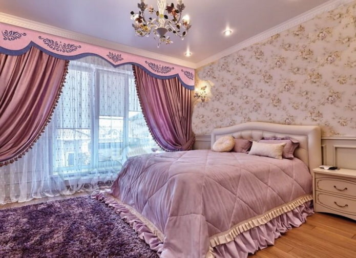 двухцветный фигурный ламбрекен двухцветный фигурный ламбрекен