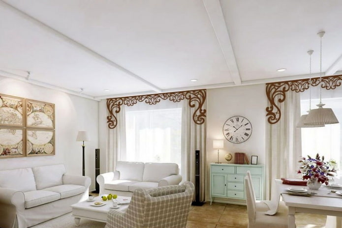 фигурные ламбрекены в стиле прованс фигурные ламбрекены в стиле прованс