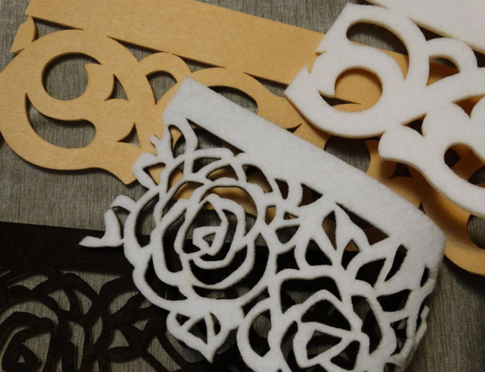 фигурный ламбрекен из фетра фигурный ламбрекен из фетра