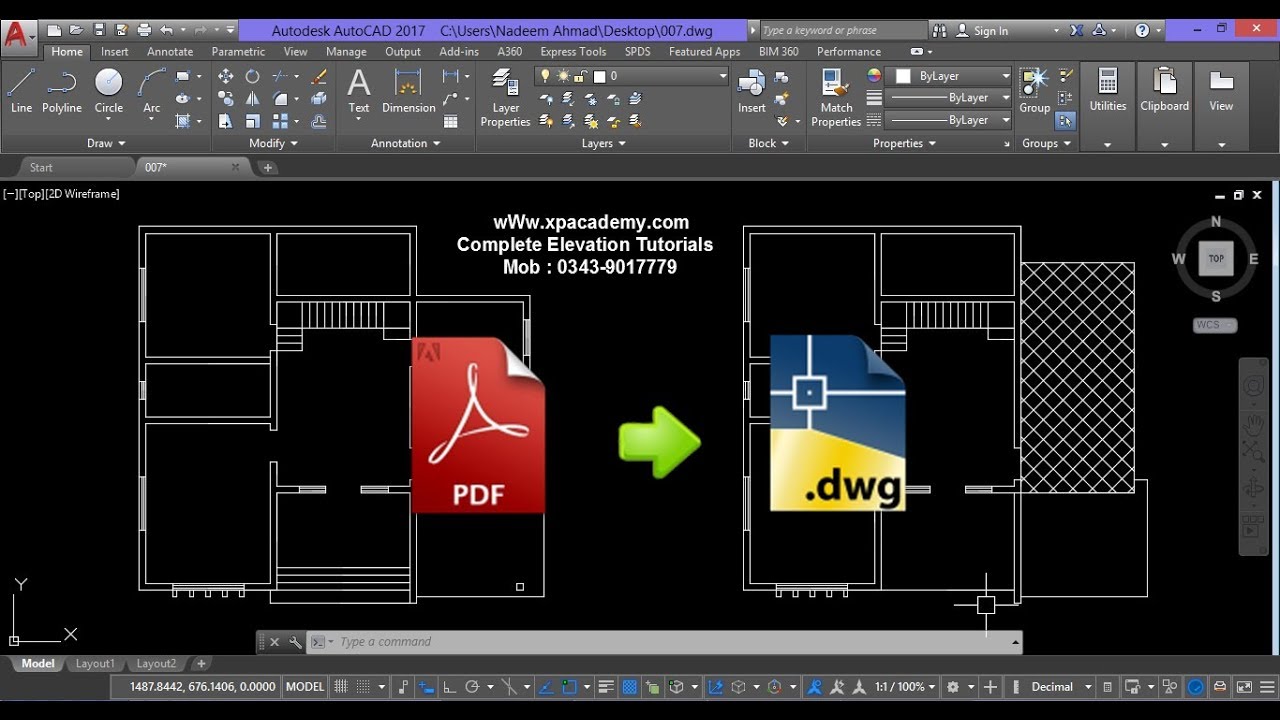 Картинку в autocad