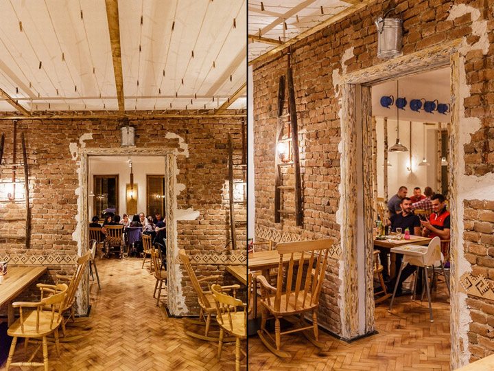Восхитительный дизайн интерьера кафе-ресторана Livada в Румынии