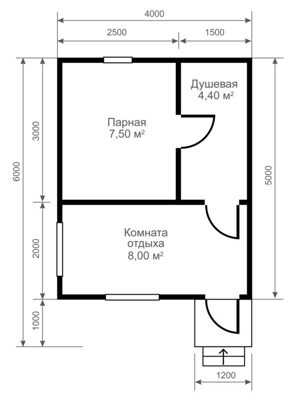 «Проект бани 4 на 5: преимущества, особенности составления и примеры» фото - proekt bani 4 5 7 586x800