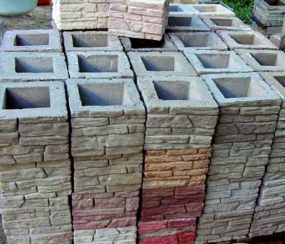 блоки для столбов 