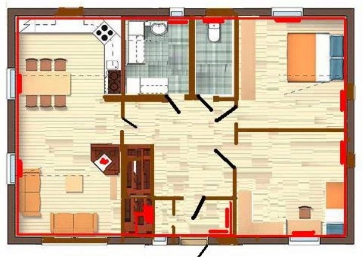 Способы планировки дома размером 6х9 м