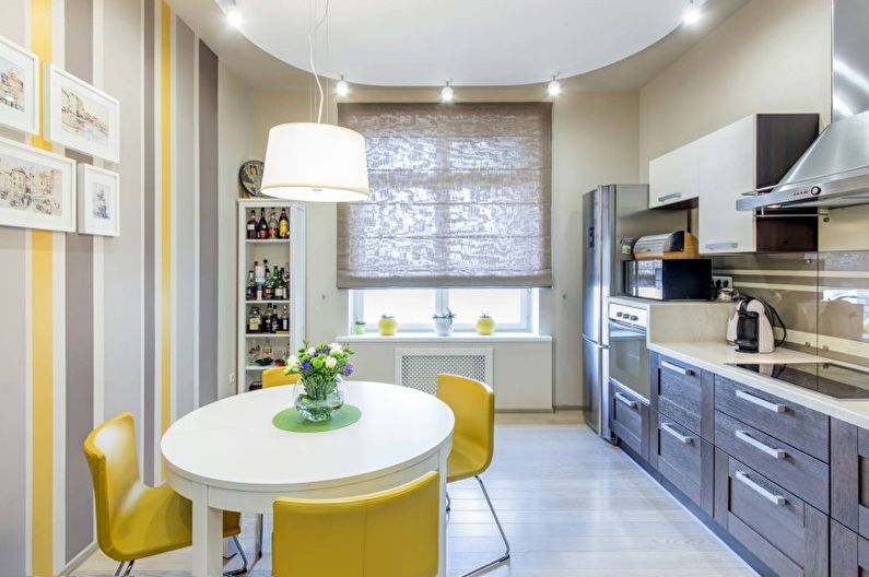 Дизайн интерьера кухни в современном стиле - фото
