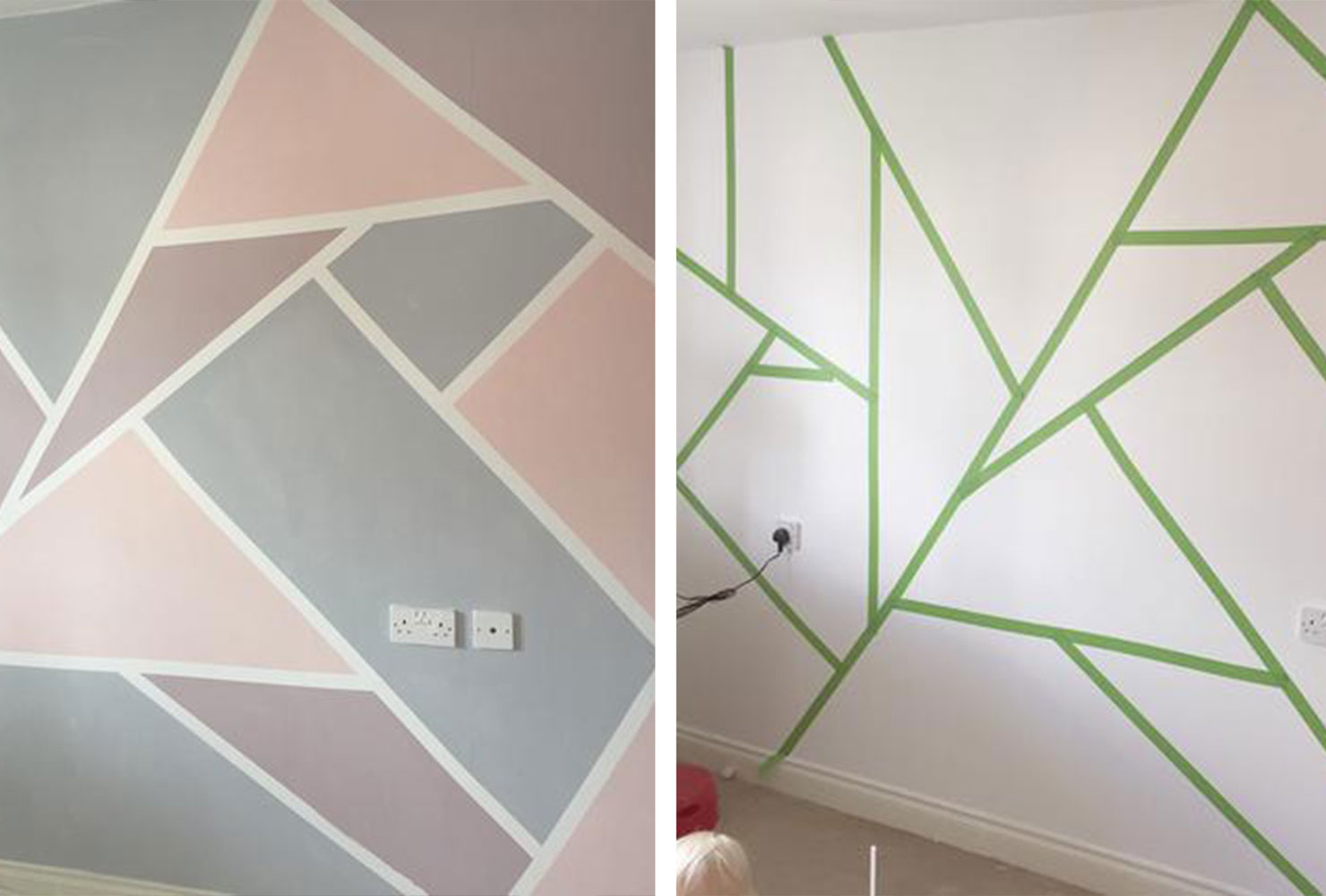 diy room decor geometric pattern500