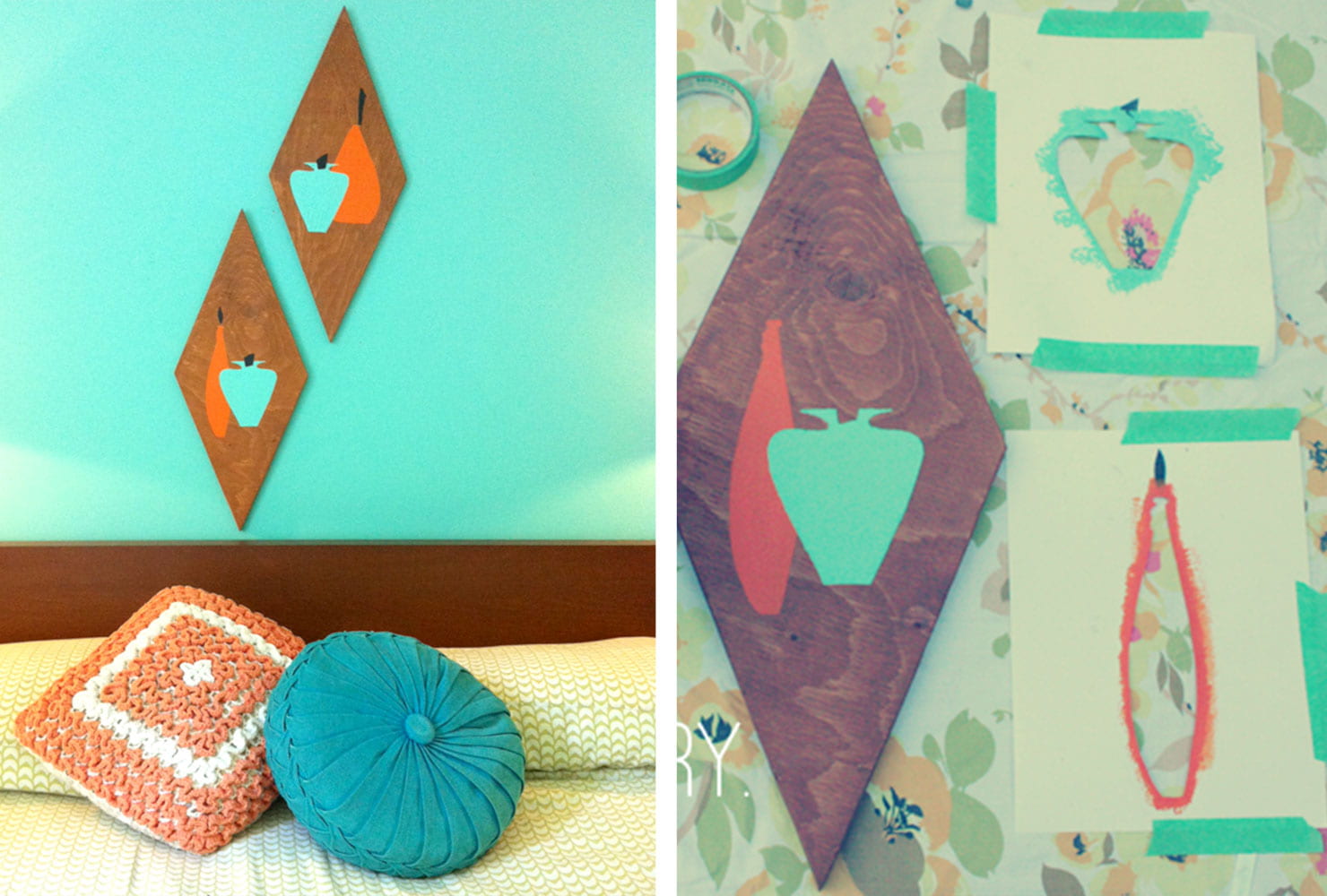 diy room decor retro wall art500