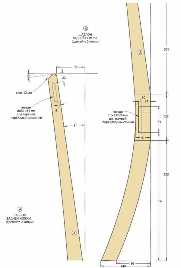 Стул из дерева своими руками чертежи и схемы